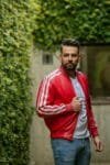 Roma Red Leather Jacket