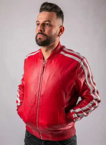 Roma Red Leather Jacket