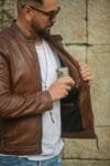 Madrid Brown Leather Jacket