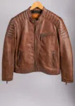 Madrid Brown Leather Jacket