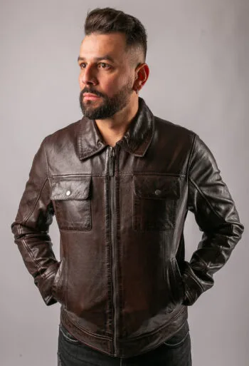 Istanbul Brown Leather Jacket