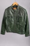 Dublin Pure Leather Jacket Green