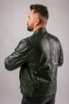 Dublin Pure Leather Jacket Green