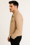 Light Brown Leather Jacket for Men