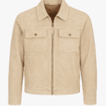 Light Brown Leather Jacket for Men