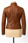Blusão em Pele Bristol Brown