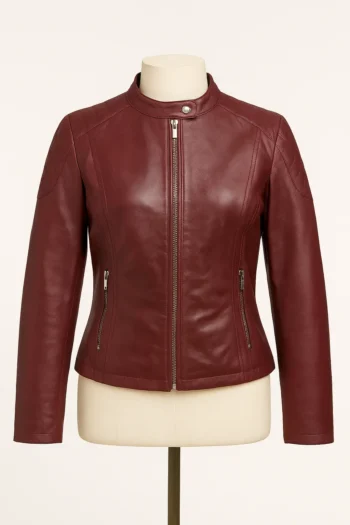 Jaqueta de Couro Bursa Front