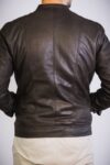 Blusão em pele Hector castanho